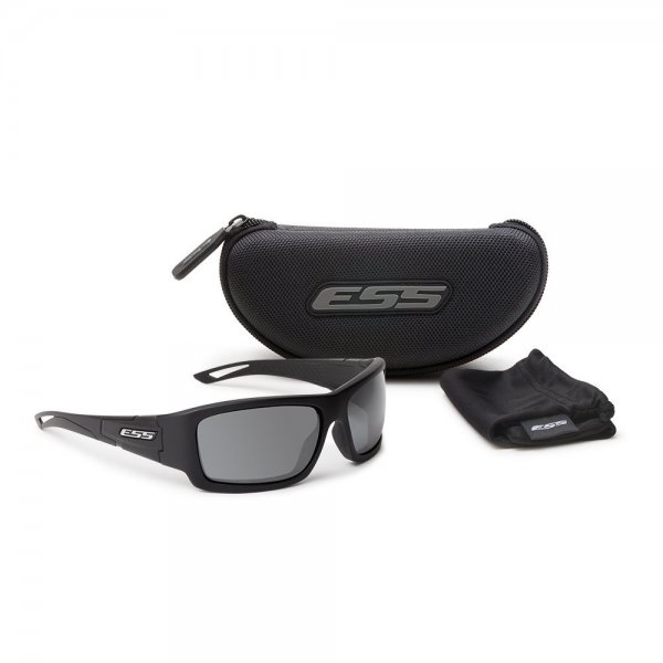 Okulary balistyczne ESS - Credence Black Frame Smoke Gray Lenses 2