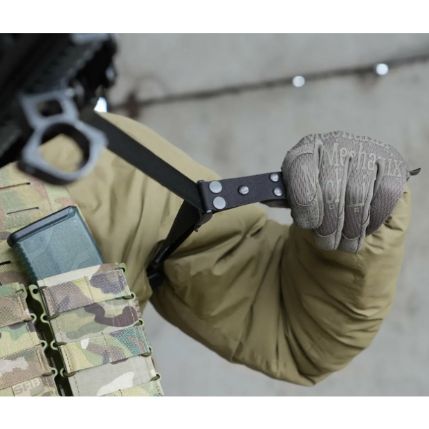 Trzypunktowy pas na broń z szerokim naramiennikiem KRAKEN sling Gen.II Czarny RAGNAROK  4