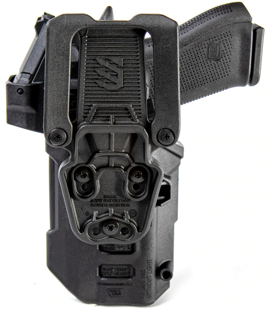 Kabura Blackhawk T-Series L2D Light-Bearing Red Dot Sight (RDS) Duty Holster do GLOCK 17/19/22/31/32/45 RDS z latarką X-300 Prawa 4