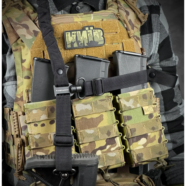 Dwupunktowy elastyczny pas FORSETI QD Gen.II Czarny RAGNAROK 4