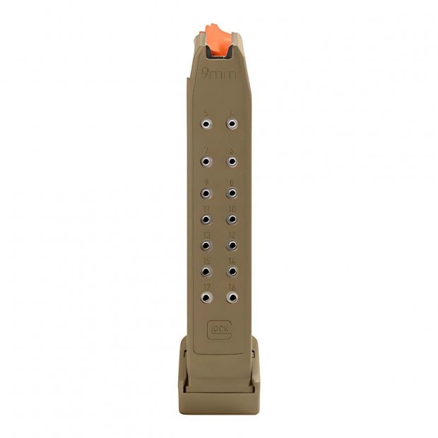 Magazynek 17+2 nab. Orange - Glock 19X Glock Coyote  2