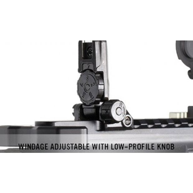 Celownik przeziernikowy składany MBUS® Pro LR Adjustable Sight Rear Magpul 4