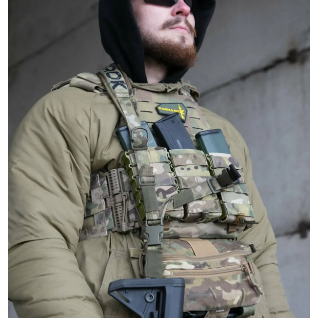 Pas nośny z szerokim naramiennikiem KRAKEN Carbine Gen.II Multicam  RAGNAROK 7