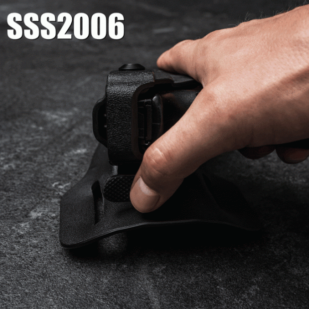 Kabura  Black-Eagle SSS2006 do pistoletów Glock 17/19 - Iwo-Hest Prawa Czarna 4