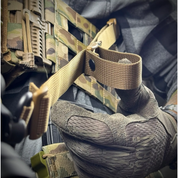 Dwupunktowy elastyczny pas FORSETI QD Gen.II Coyote RAGNAROK 5