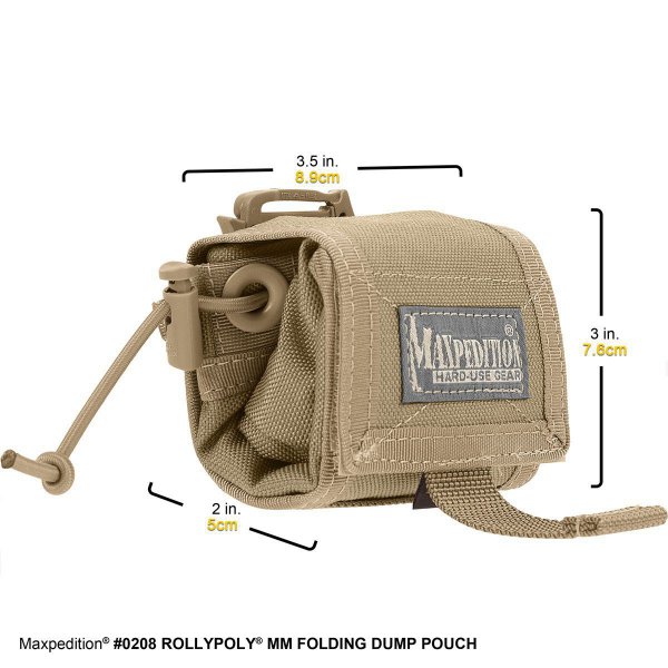 Maxpedition Rollypoly Dump Pouch czarna 3