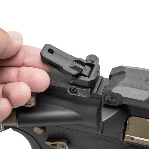 Składany celownik przeziernikowy trike Polymer Backup Sights Czarny Strike Industries 5