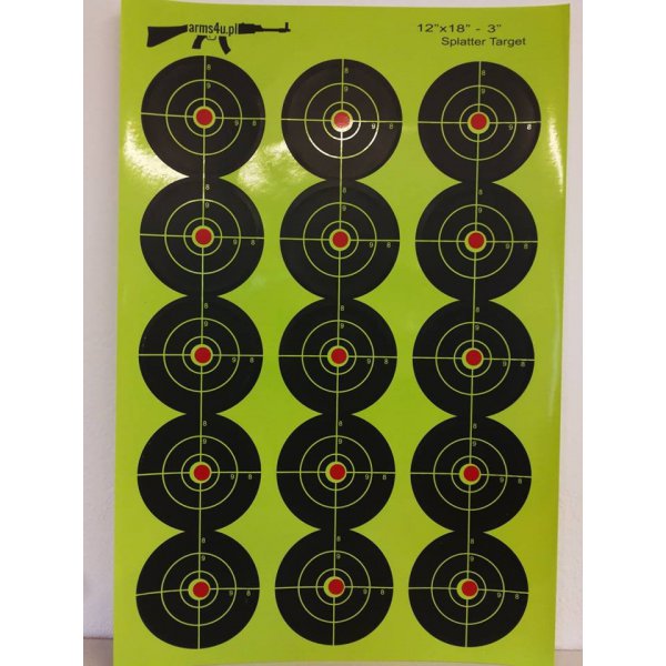 Tarcza strzelecka Splatter Target Mini tarcza 5-pack 1