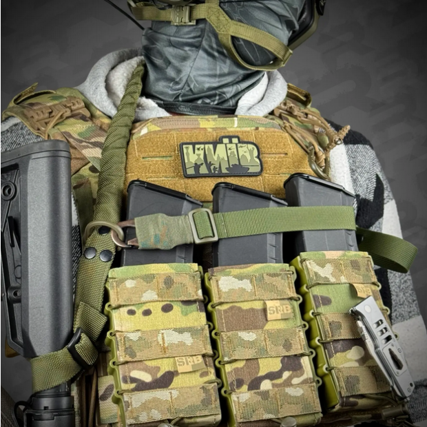  Elastyczny pas do broni FORSETI jedno/dwupunktowy Oliwkowy RAGNAROK 4