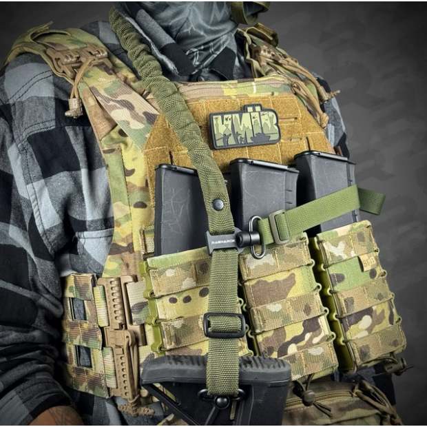 Dwupunktowy elastyczny pas FORSETI QD Gen.II Oliwkowy RAGNAROK 4