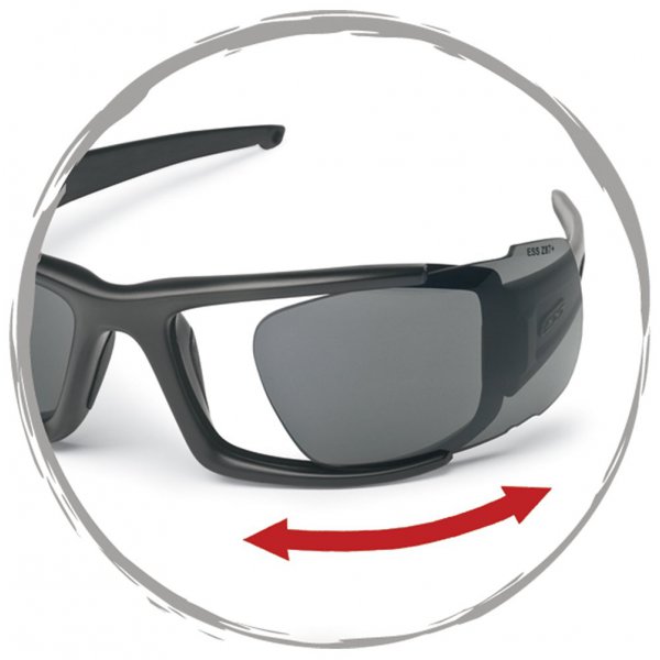 Okulary balistyczne ESS - CDI MAX - Czarny  4